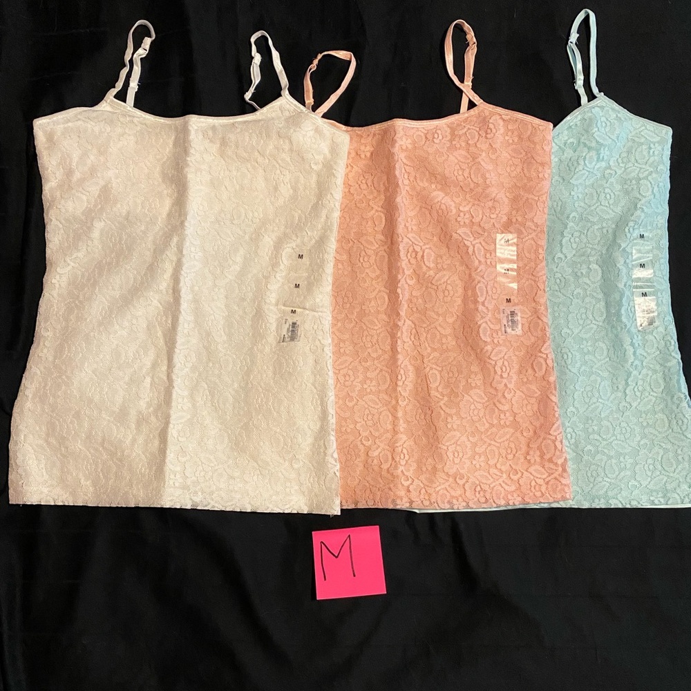 3 Lace Camis
